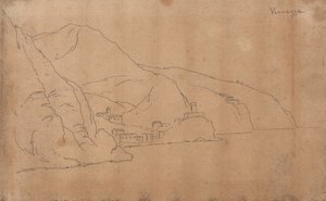 Vernazza door John Robert Cozens